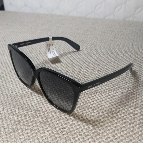 Saint Laurent YSL SL 175 001 Black on Black Gradient Cat Eye